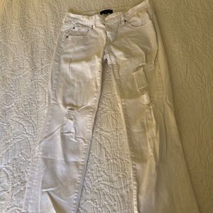 Just USA White Ripped Jeans